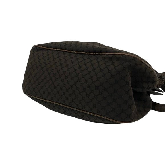 CELINE Brown Leather Tote Bag - Picture 8 of 10